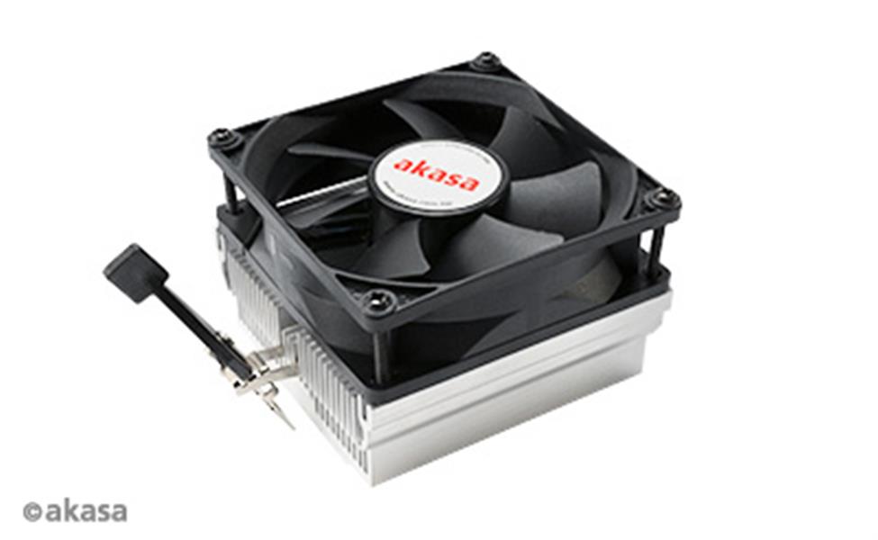 Akasa CPU Cooler for AMD 95W TDP AM2 3 4 FM1 2 3 Alu heatsink 80 mm FAN