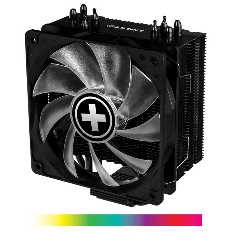 Xilence Performance A CPU cooler 4 Heatpipes 120 mm RGB fan