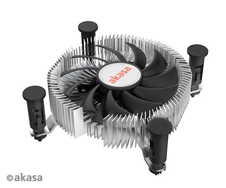 Akasa Low-Profile and Compact Aluminium Intel LGA1700 Mini-ITX Cooler up to 35W TDP 