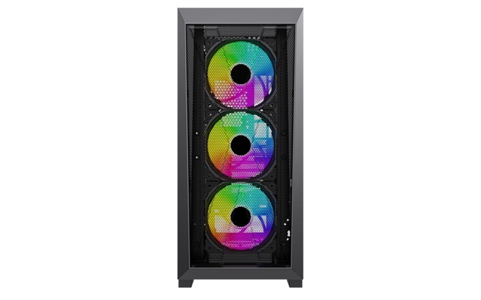 XILENCE CASE XILENT X X912 ARGB ARGB Midi Tower full mesh with 3 x ARGB Fan en 1 x Black Fan