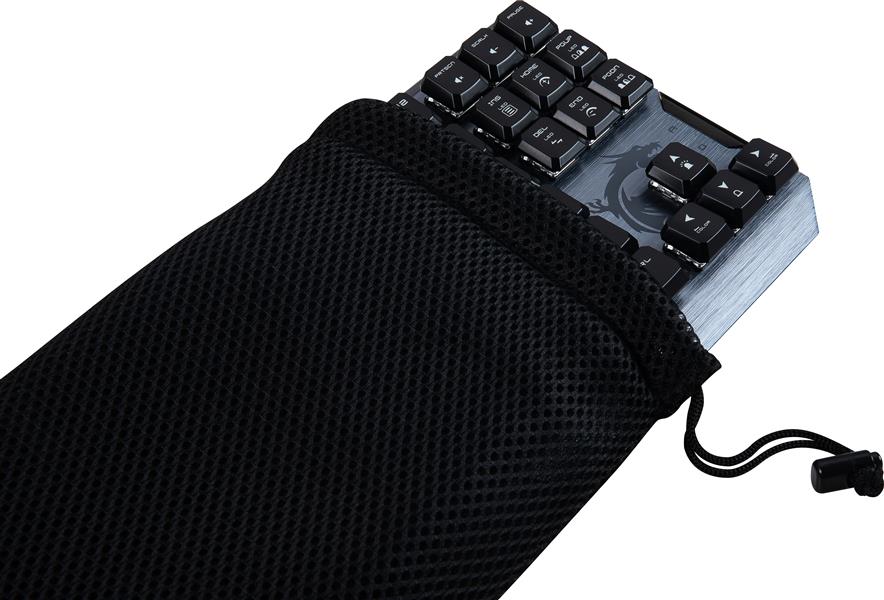 MSI VIGOR GK50 LOW PROFILE TKL US toetsenbord USB QWERTY Amerikaans Engels Zwart