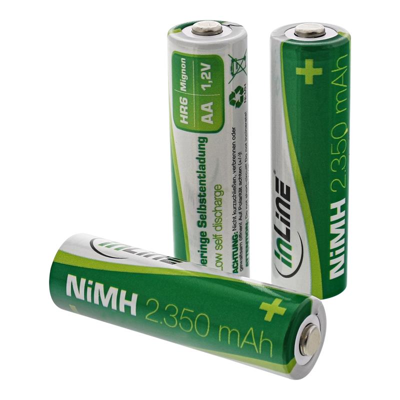 InLine NiMH rechargeable battery Mignon AA 2350mAh in 4pcs pack