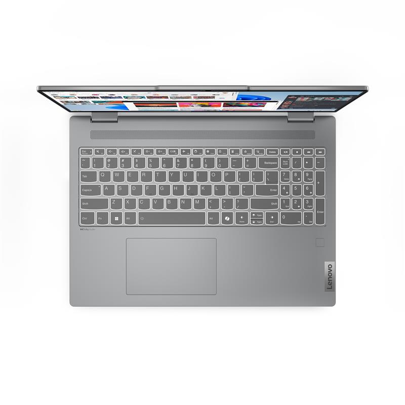 Lenovo IdeaPad 5 2-in-1 AMD Ryzen™ 5 8645HS Hybride (2-in-1) 40,6 cm (16"") Touchscreen WUXGA 16 GB LPDDR5x-SDRAM 512 GB SSD Wi-Fi 6 (802.11ax) Window