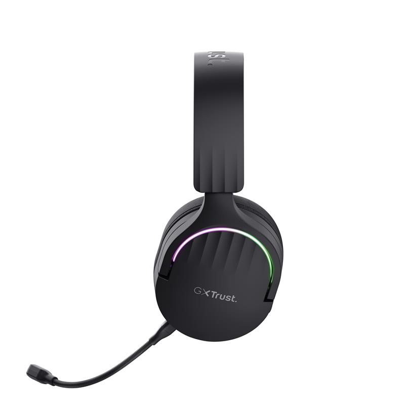 Trust GXT 491 Fayzo Headset Bedraad en draadloos Hoofdband Gamen USB Type-C Bluetooth Zwart