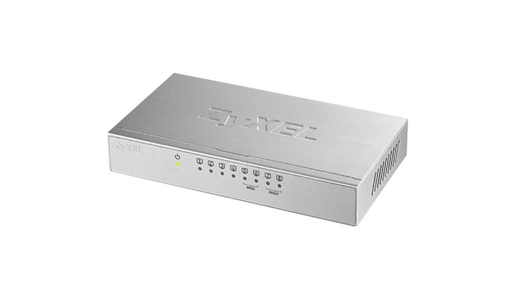 Zyxel GS-108B V3 Unmanaged L2+ Gigabit Ethernet (10/100/1000) Zilver