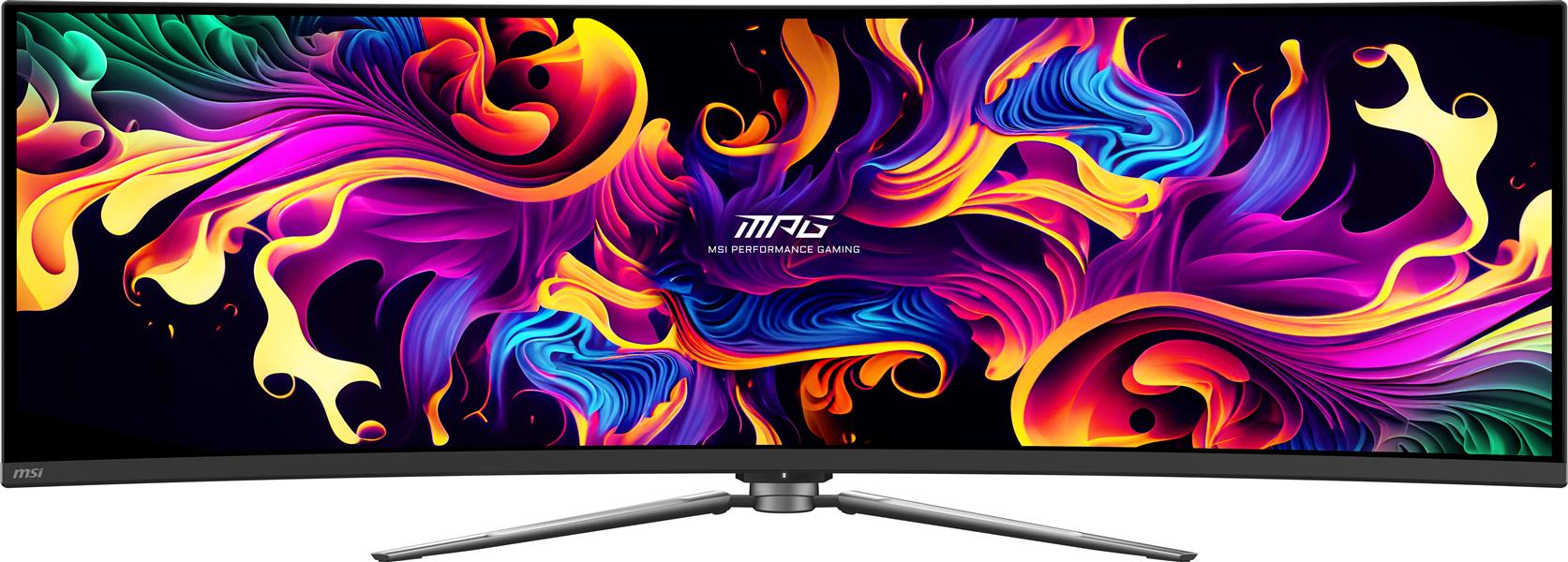 MSI MPG 491CQP QD-OLED computer monitor 124,5 cm (49"") 5120 x 1440 Pixels DQHD QDOLED Zwart