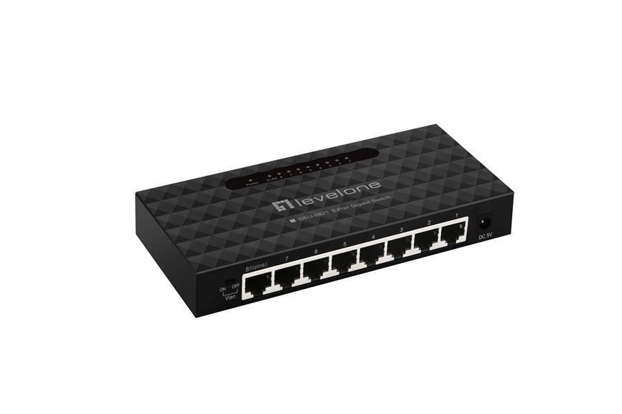 LevelOne GEU-0821 netwerk-switch Managed Gigabit Ethernet (10/100/1000)