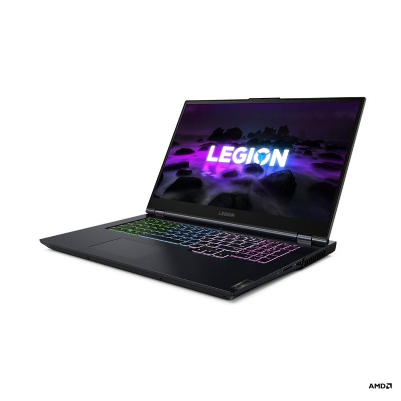 Lenovo Legion 5 Laptop 43,9 cm (17.3"") Full HD AMD Ryzen™ 7 5800H 16 GB DDR4-SDRAM 512 GB SSD NVIDIA GeForce RTX 3050 Wi-Fi 6 (802.11ax) Windows 11 H
