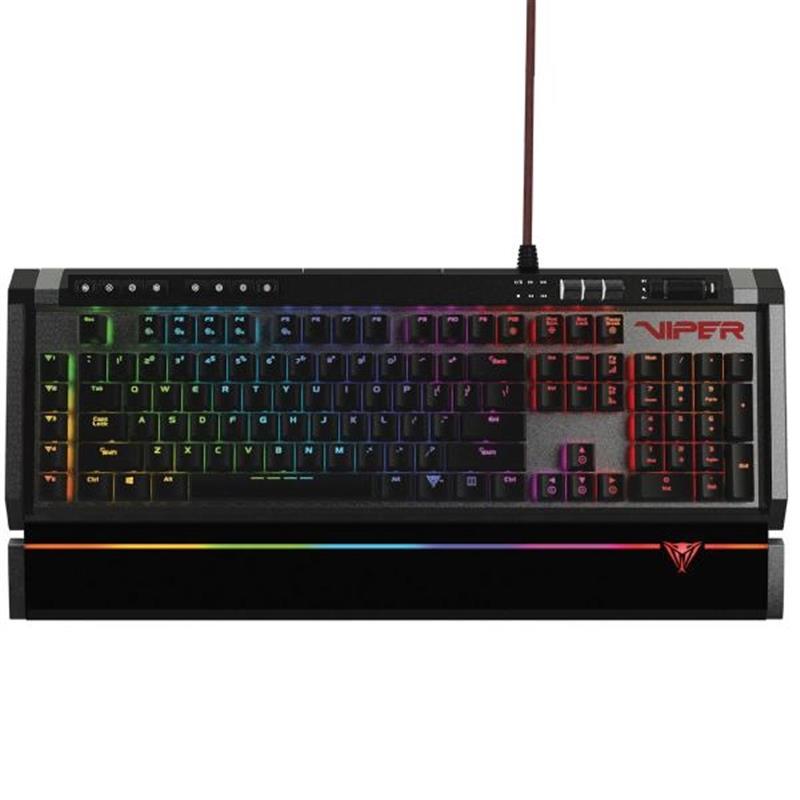 Patriot Viper Mechanical GAMING KEYBOARD Viper USB RGB Matrix Anti-Ghost 109-keys