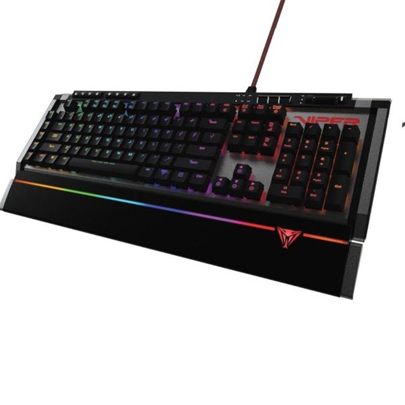 Patriot Viper Mechanical GAMING KEYBOARD Viper USB RGB Matrix Anti-Ghost 109-keys