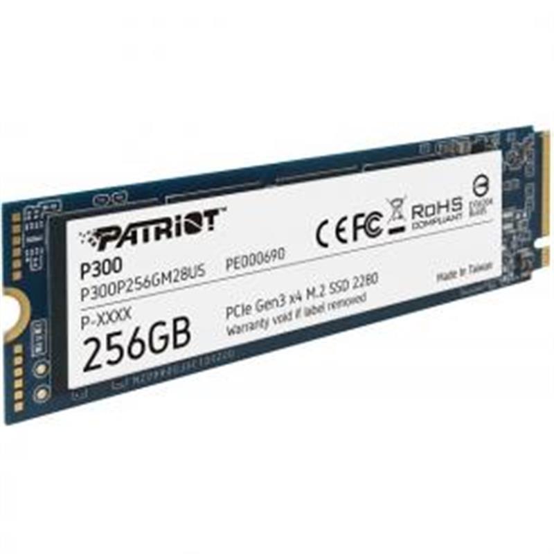 Patriot P300 SSD 512GB M 2 2280 PCIe NVMe Gen3 x 4 1700 1100 MBs 290K IOPS 2W
