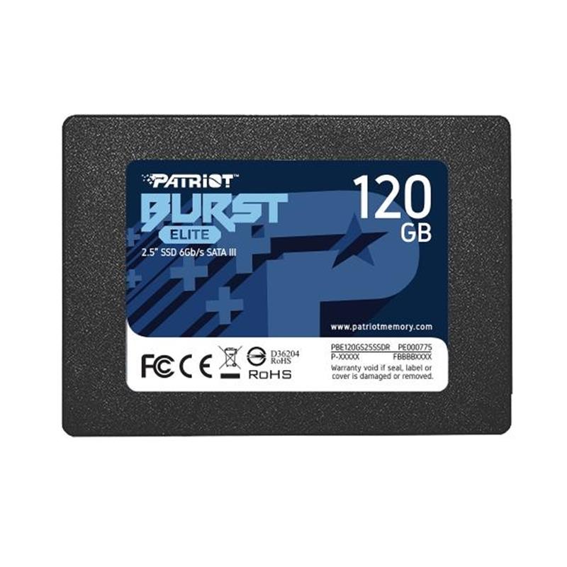 Patriot BURST ELITE SSD 120GB SATA3 540 MB s Black