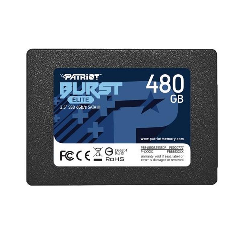 Patriot BURST ELITE SSD 480GB 2 5 SATA3 450MB s TRIM