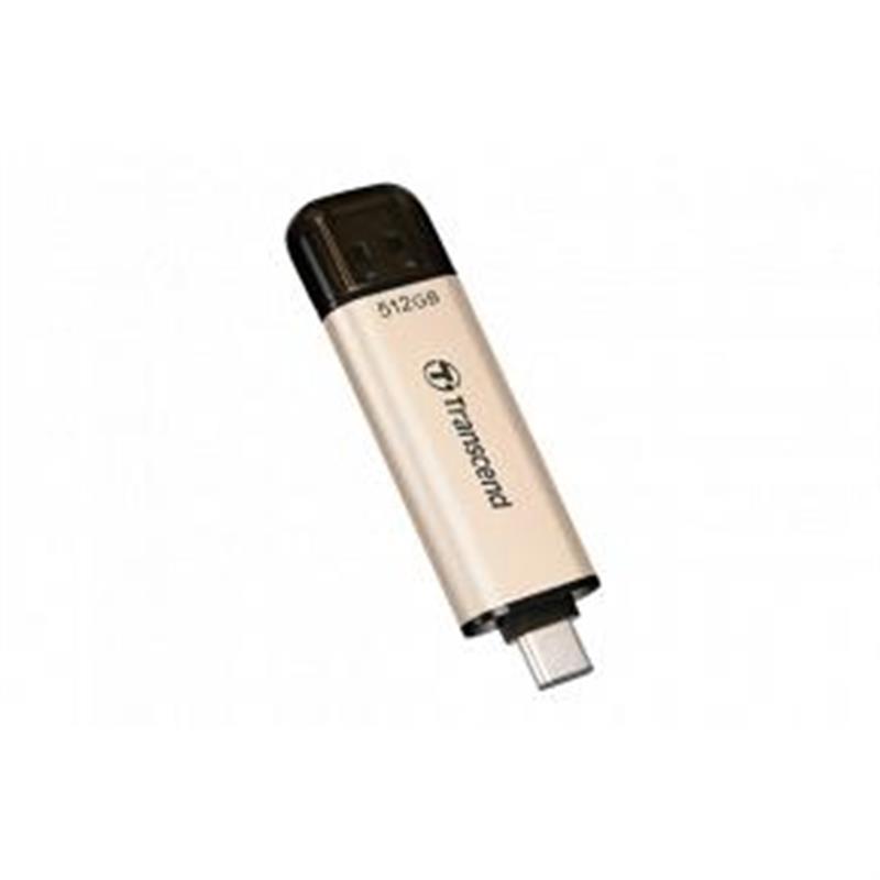 Transcend JetFlash 930C USB flash drive 128 GB USB Type-A USB Type-C 3 2 Gen 1 3 1 Gen 1 Goud