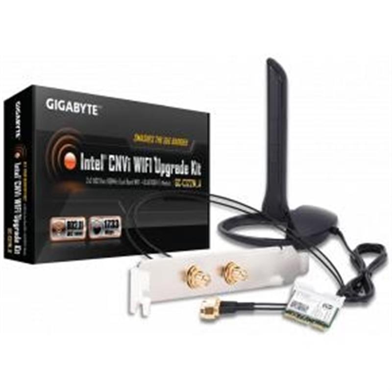 Gigabyte GC-CI22M_A netwerkkaart & -adapter WLAN / Bluetooth 1730 Mbit/s Intern
