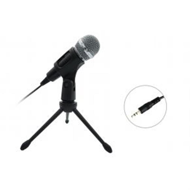 Equip 245341 microfoon Zwart Tafelmicrofoon
