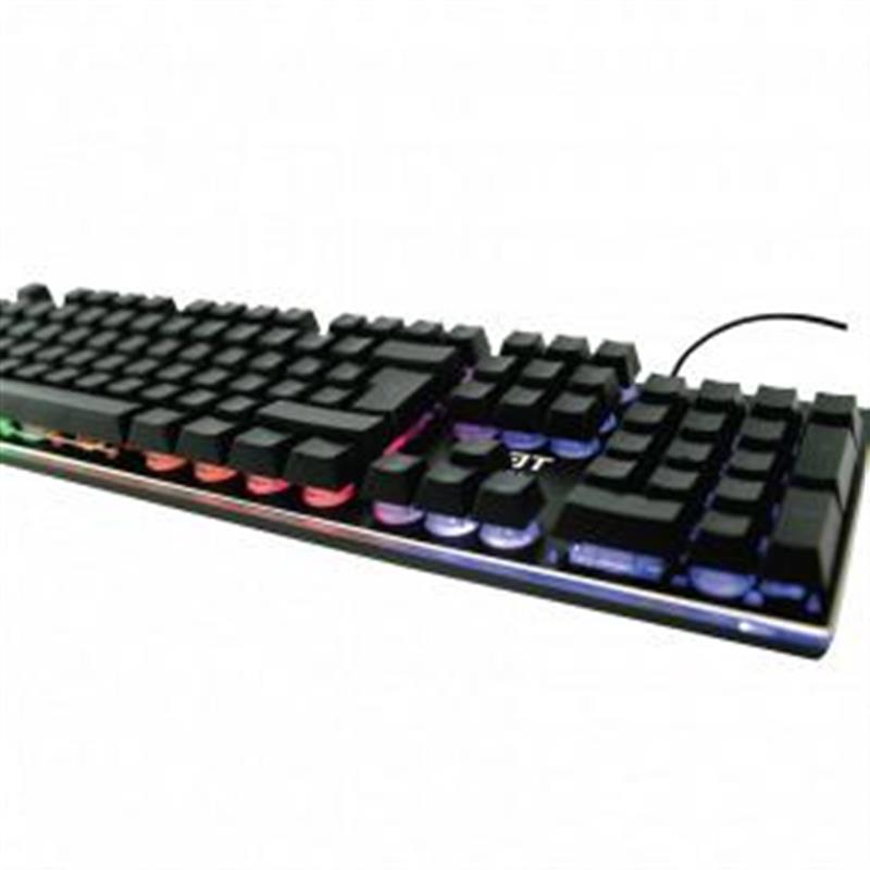 L33T Gaming Oseberg Semi-Mechanical Gaming Keyboard W Rainbow US INTERNATIONAL 