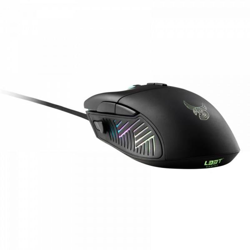 L33T Gaming Draupnir Wireless Gaming Mouse USB 16 000 DPI Qi Charging 1 6m