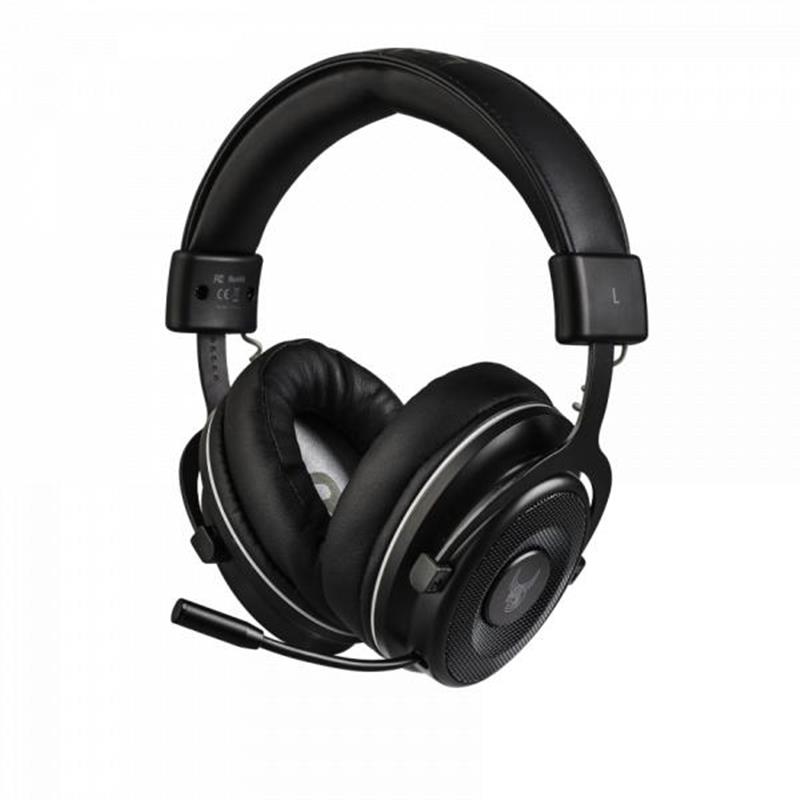 L33T Gaming Muninn Wireless Gaming Headset w Mic 50mm driver Black