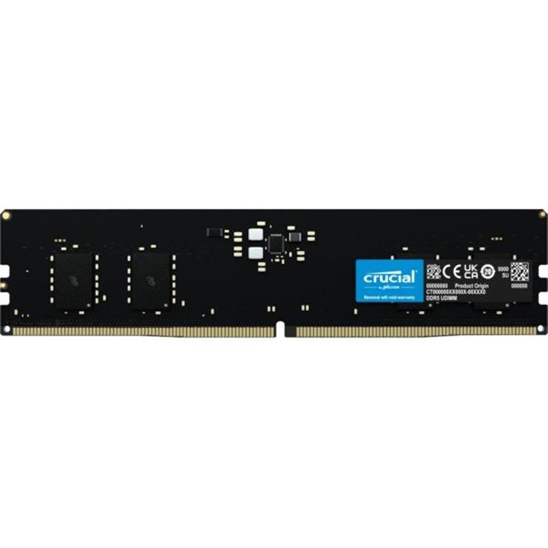 Crucial DIMM Memory 8 GB DDR5 4800 Mhz CL40 1 1v