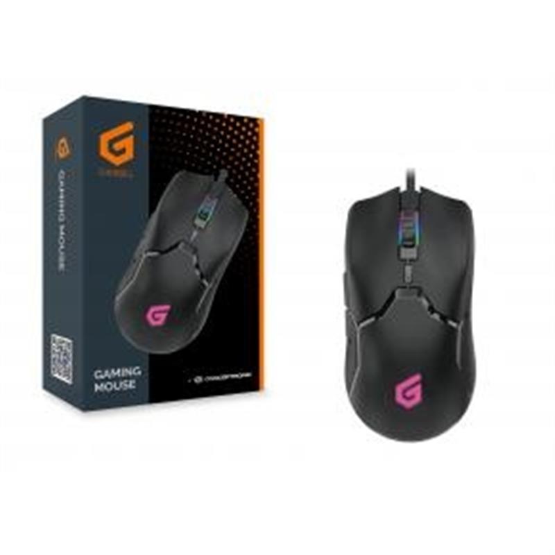 Conceptronic DJEBBEL 6D Gaming Mouse USB Type-A Optical 7200 DPI Right-hand Black