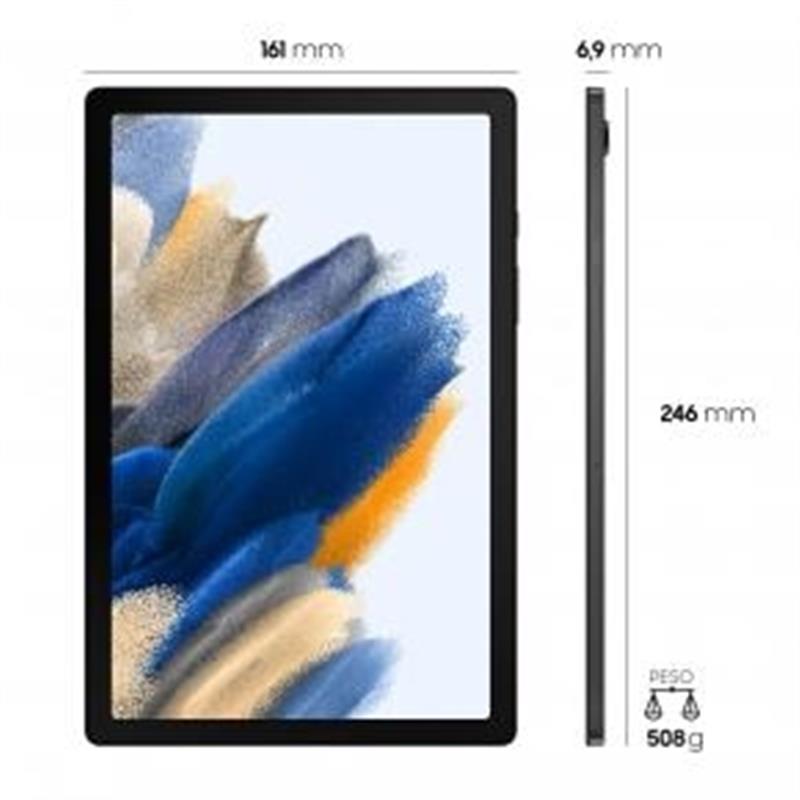 Samsung Galaxy Tab A8 SM-X200 32 GB 26,7 cm (10.5"") Tijger 3 GB Wi-Fi 5 (802.11ac) Android 11 Grijs