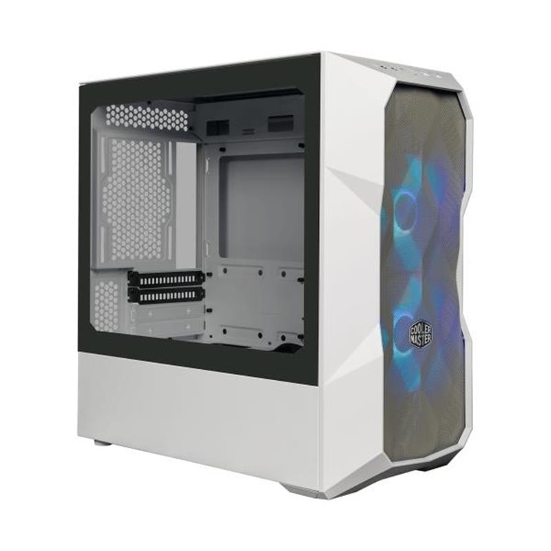 Cooler Master TD300 Mesh White mATX Midi-Tower ARGB hub 3D Mesh removable top