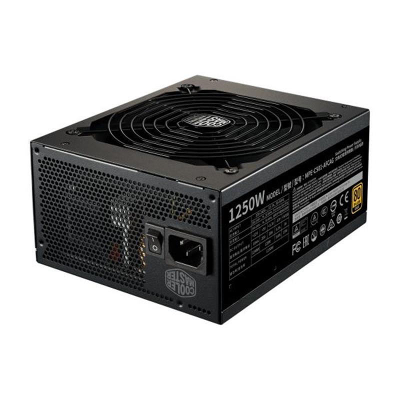 Cooler Master MWE Gold V2 ATX 1250W RTX Ready Modular 140mm Black