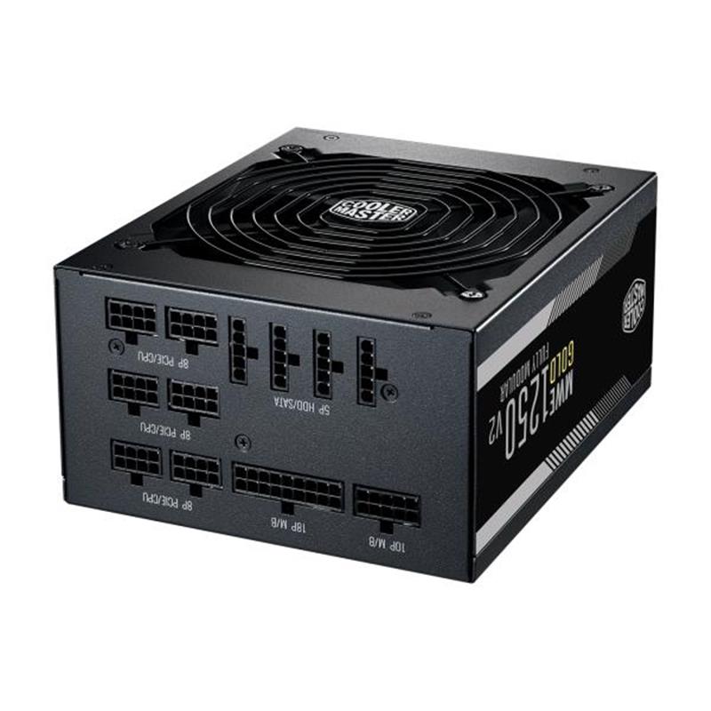 Cooler Master MWE Gold V2 ATX 1250W RTX Ready Modular 140mm Black