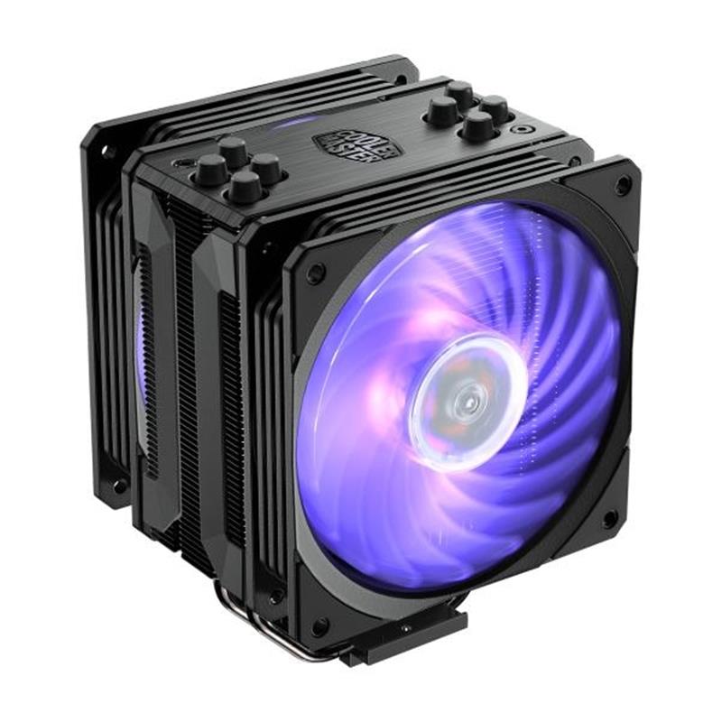 Cooler Master Hyper 212RGB Black edition w LGA1700 120mm 650-2000 RPM 4-heatpipe