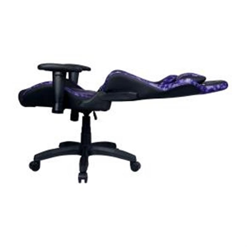 Cooler Master Caliber R1S CAMO Gaming Chair Purple arm-rest 90-180 degree 150kg