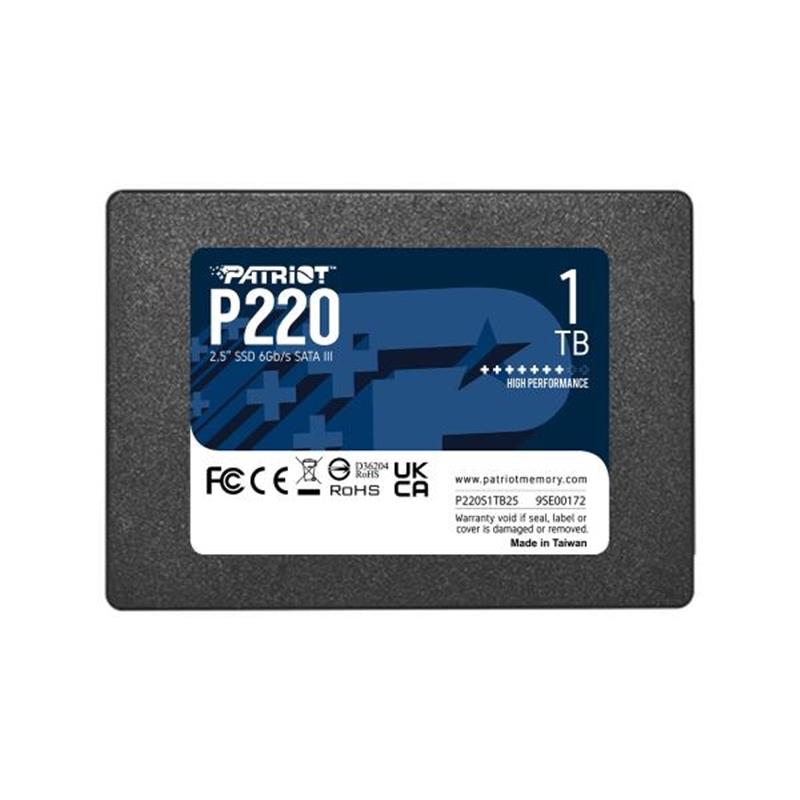 Patriot P220 SSD 1TB 2 5 SATA3 6 Gbps