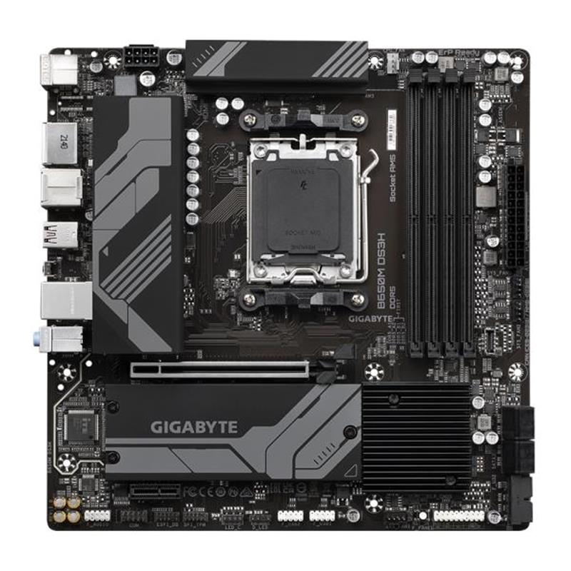 Gigabyte B650M DS3H moederbord AMD B650 Socket AM5 micro ATX