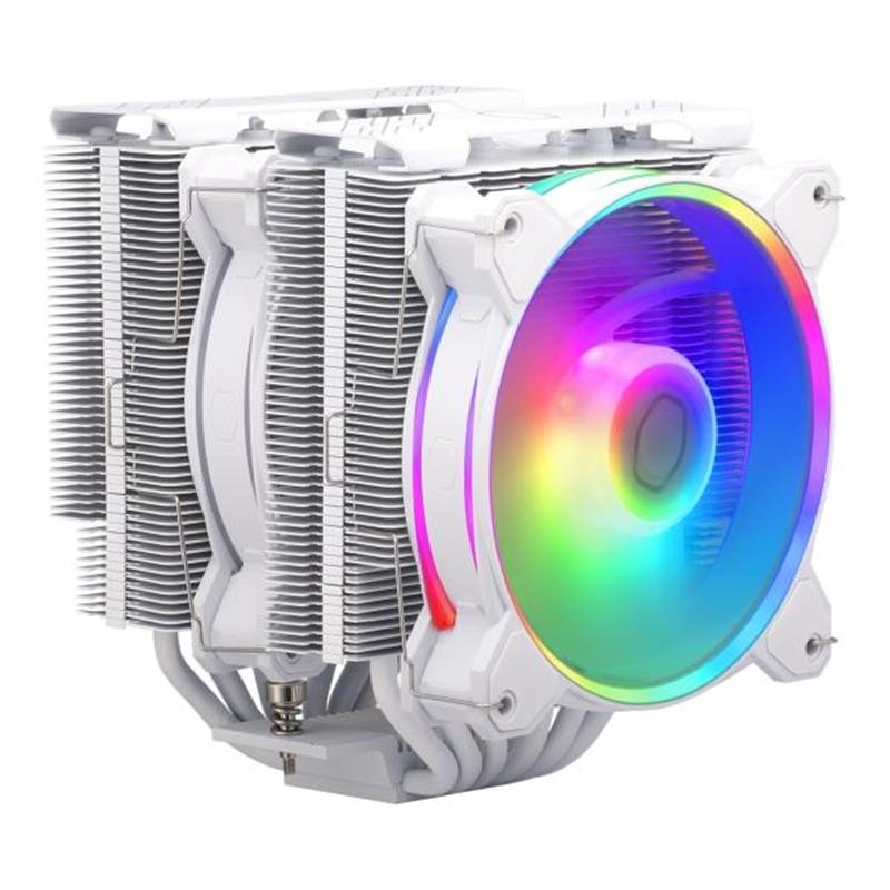 Cooler Master Hyper 622 Halo White 6-heatpipe 2x 120mm ARGB 27 dBa max 