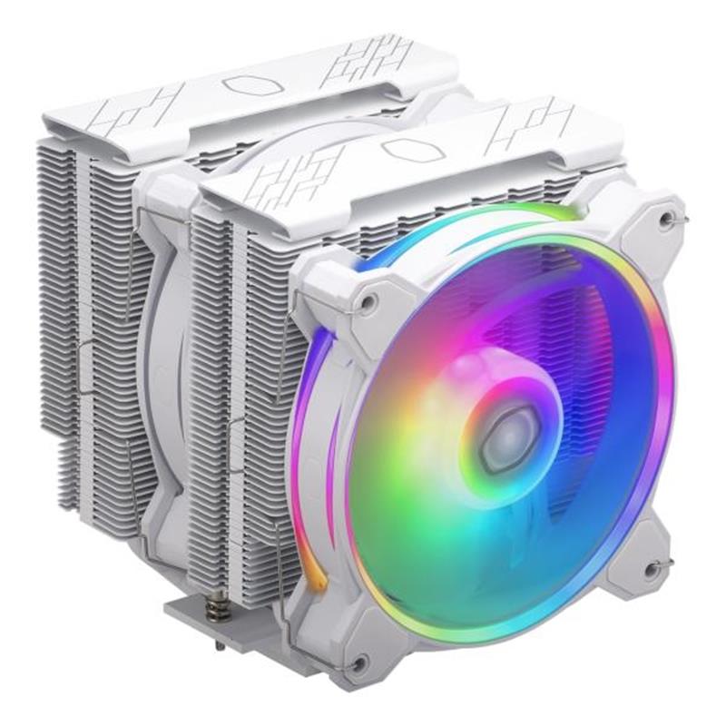 Cooler Master Hyper 622 Halo White 6-heatpipe 2x 120mm ARGB 27 dBa max 