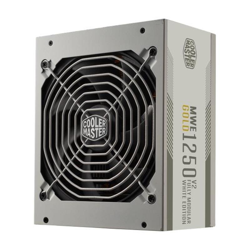 Cooler Master MWE Gold 1250 V2 White ATX3 0 1250W 90% 140mm 3x PCIe 6 2