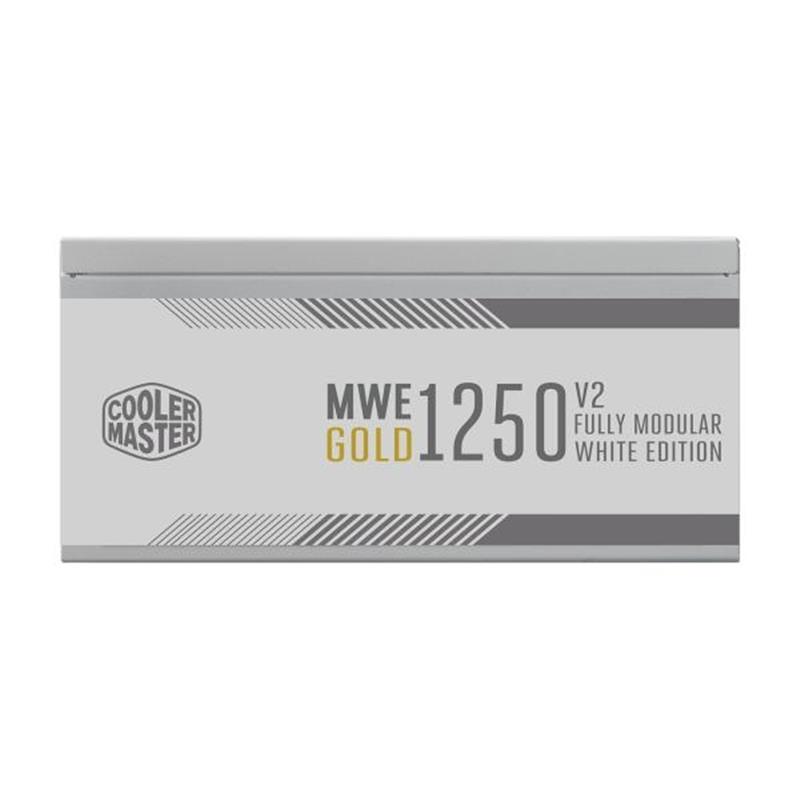 Cooler Master MWE Gold 1250 V2 White ATX3 0 1250W 90% 140mm 3x PCIe 6 2