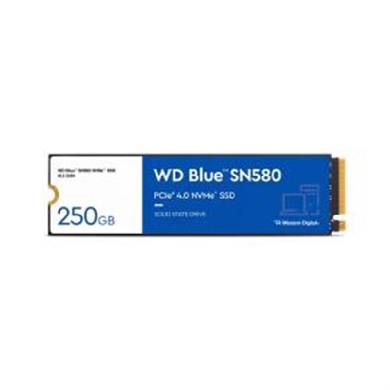 WD SSD M.2 (2280) 250GB Blue SN580 PCIe 4.0/NVMe (Di)