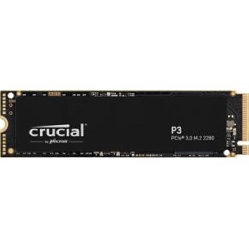 Crucial P3 SSD 1 TB M 2 PCIe 3 0 NVMe 3D NAND 3500 3000 MB s Black