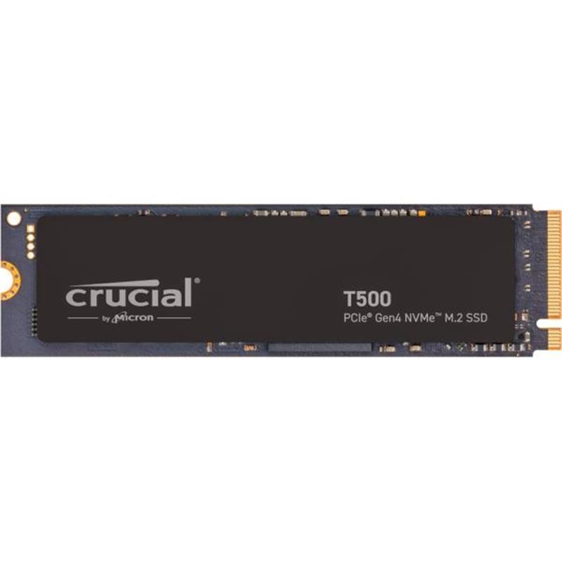 Crucial T500 SSD 500 GB M 2 2280 PCIe 4 0 NVMe 7300 6800 MB s No HS