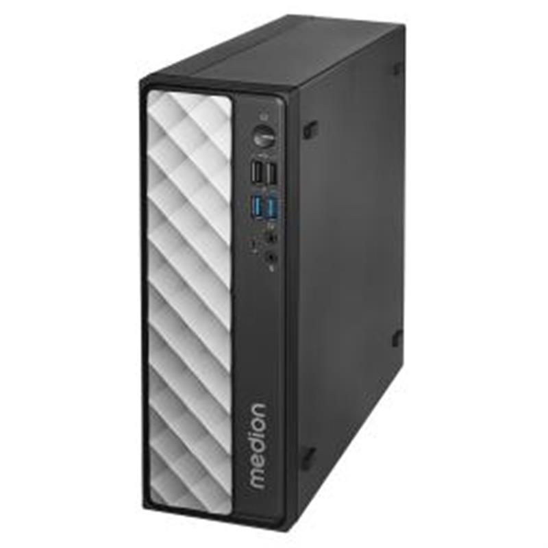 MEDION AKOYA T80 Intel® Core™ i5 i5-12450H 8 GB DDR4-SDRAM 512 GB SSD Windows 11 Home Mini PC Zwart