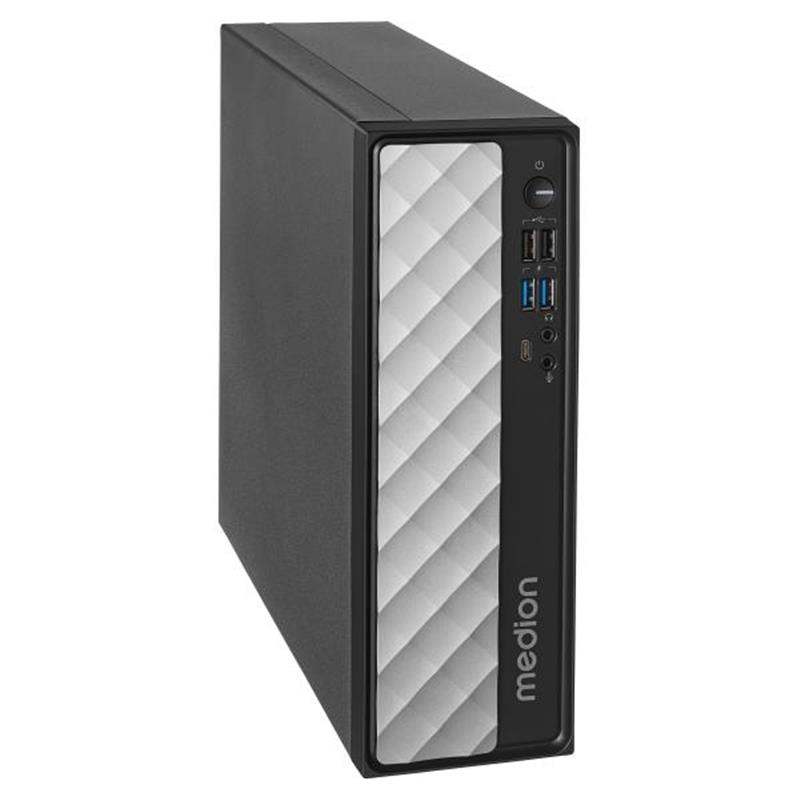 MEDION AKOYA T80 Intel® Core™ i5 i5-12450H 8 GB DDR4-SDRAM 512 GB SSD Windows 11 Home Mini PC Zwart