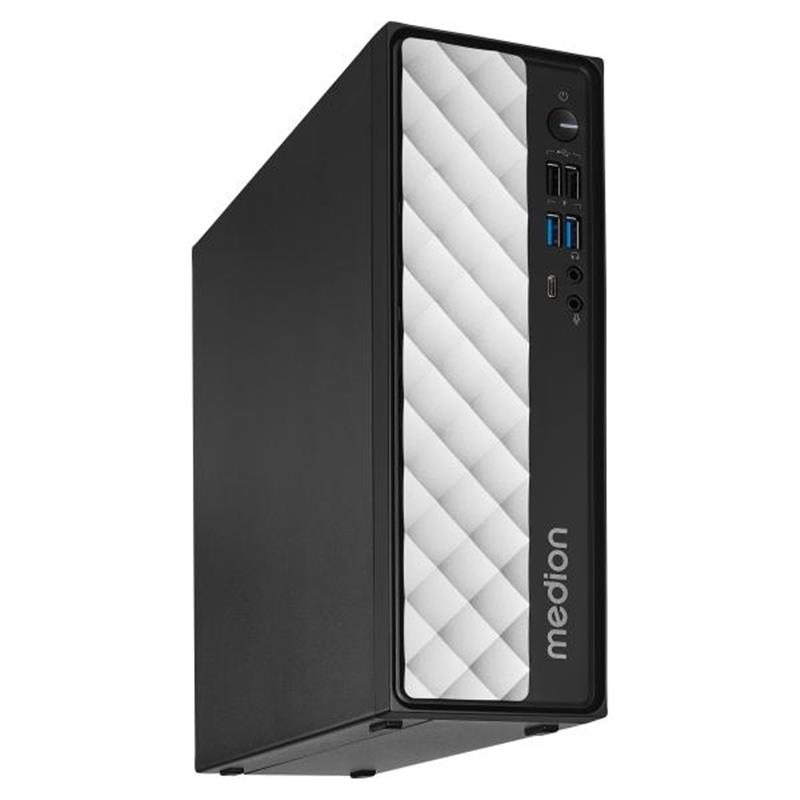 MEDION AKOYA T80 Intel® Core™ i5 i5-12450H 8 GB DDR4-SDRAM 512 GB SSD Windows 11 Home Mini PC Zwart