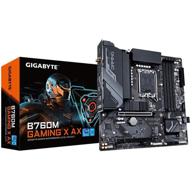 Gigabyte B760M Gaming X AX Intel B760 LGA 1700 micro ATX