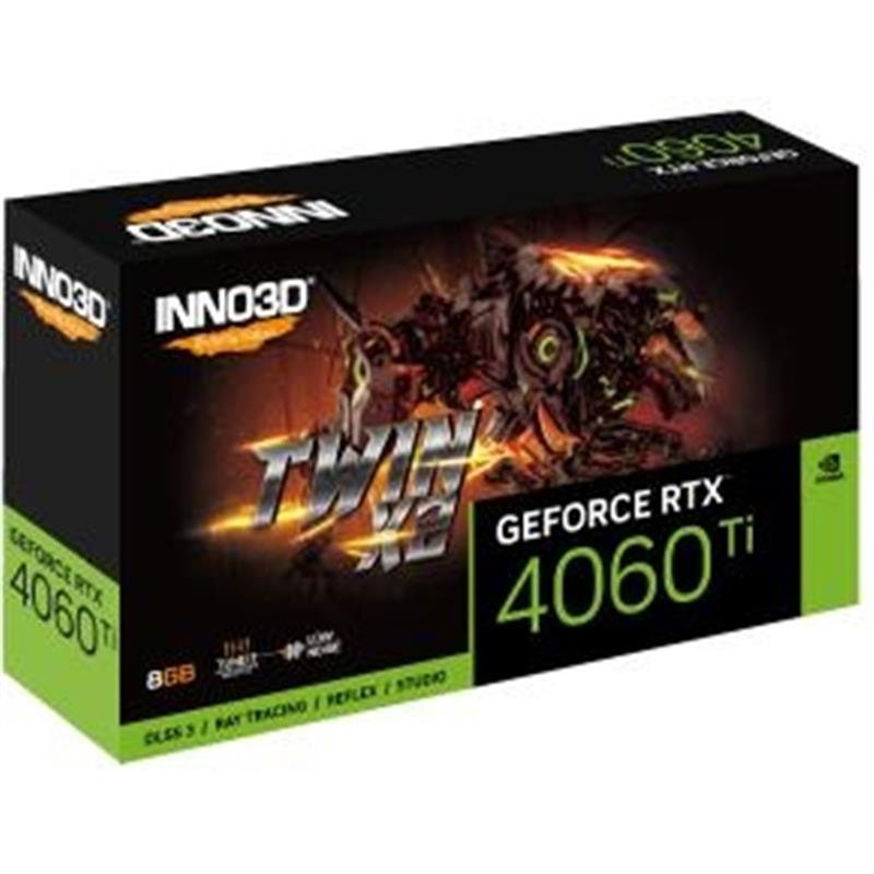 INNO3D GeForce RTX 4060 Ti Twin X2 8GB GDDR6 128-bit 2535 18Gbps 3xDP HDMI