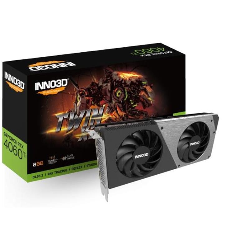 INNO3D GeForce RTX 4060 Ti Twin X2 8GB GDDR6 128-bit 2535 18Gbps 3xDP HDMI