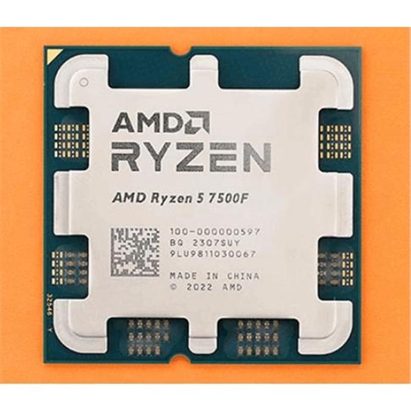 CPU AMD Ryzen 5 7500F Tray AMD AM5 Zen 4 6-Core HTT 3 70 4 50 GHz 32 MB 65 W