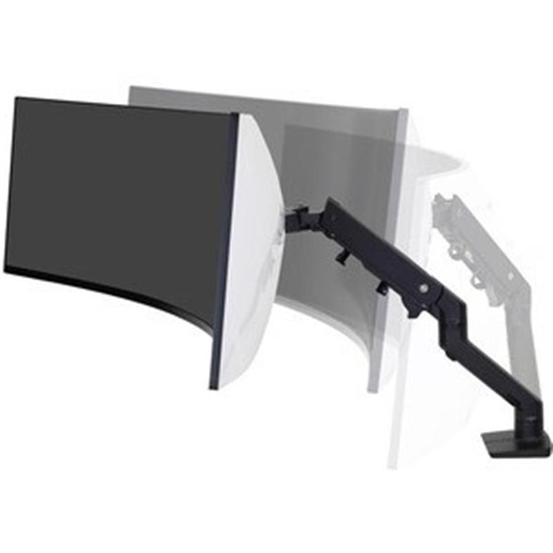 HX Series Desk Monitor Arm - Pivot - Max 19Kg - up to 49inch - Matte Black