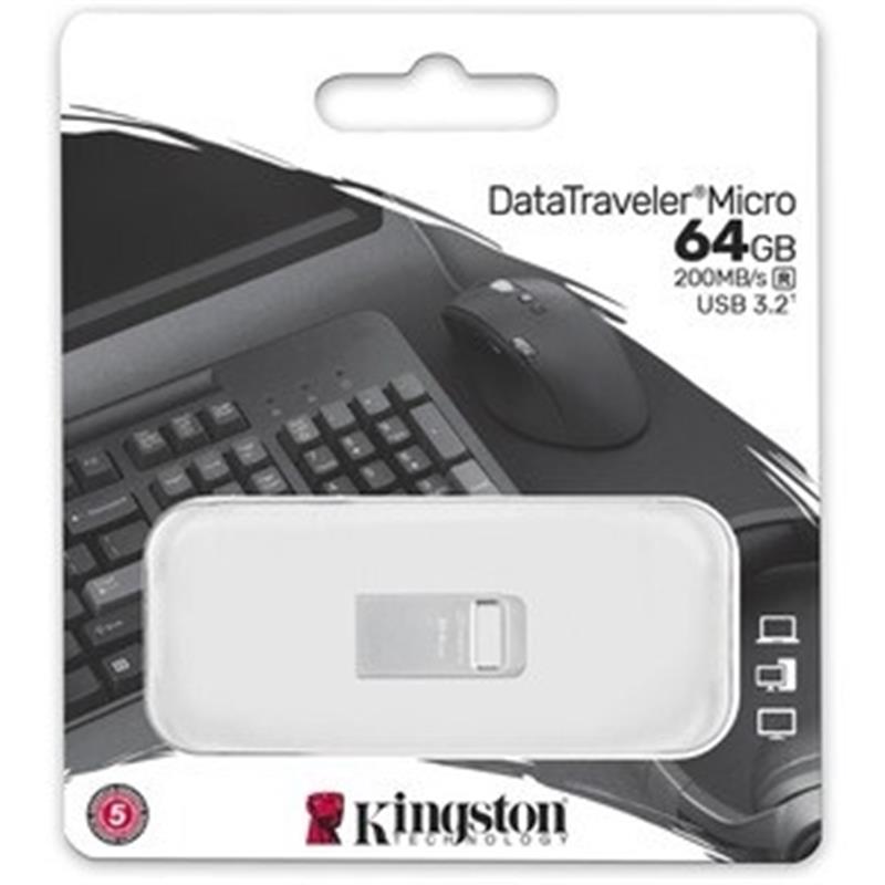 64GB DT Micro USB 3 2 200MB s Metal Gen