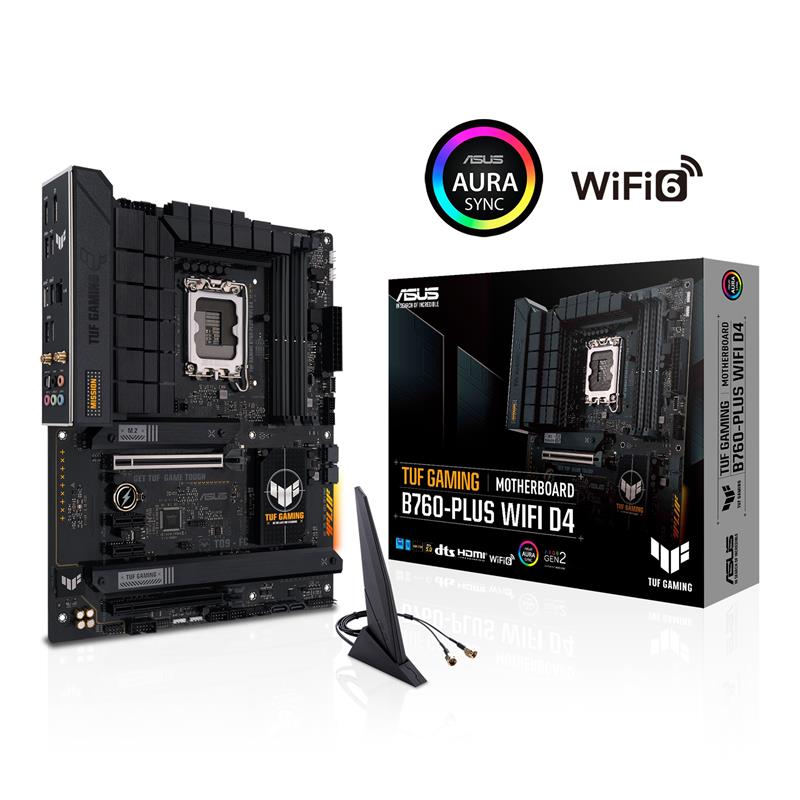 ASUS TUF GAMING B760-PLUS WIFI D4 Intel B760 LGA 1700 ATX